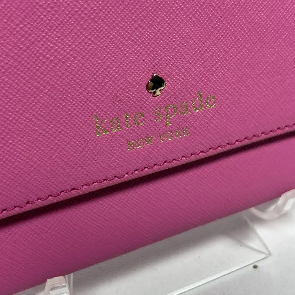 KATE SPADE Wallet Cedar Street iPhone Wristlet Saffiano Leather Case Pink